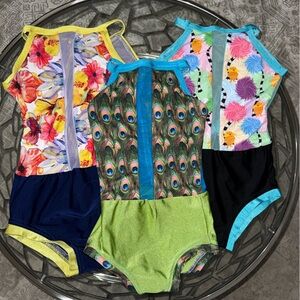 Colorful Kids Dance Costume Set